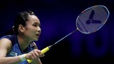 Tunggal putri Taiwan, Tai Tzu Ying sukses melewati adangan pebulutangkis Jepang Akane Yamaguchi. Itu menjadi kemenangan kedelapan Tzu Ying dalam 14 pertemuan dengan Yamaguchi. (Action Images via Reuters/Andrew Boyers)