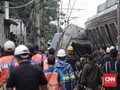 Evakuasi KRL Anjlok, Tiga Gerbong Ditarik ke Stasiun Depok