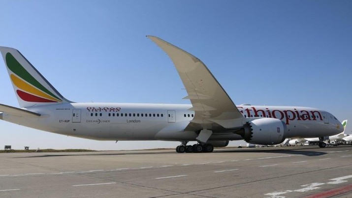 Jet Ethiopian Airlines menuju Nairobi, ibu kota kenya, diketahui jatuh pada Minggu waktu setempat.