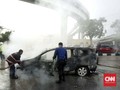 Usai Servis, Nissan Grand Livina Terbakar di Palembang