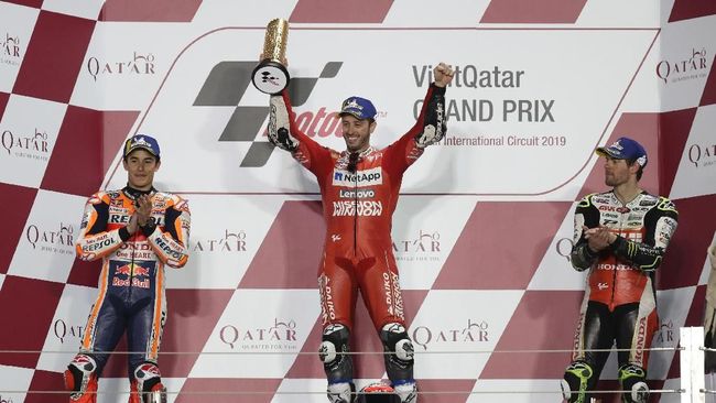 4 Fakta Unik Usai Dovizioso Juara MotoGP Qatar 2019