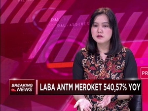 Laba Antam Meroket 540,57%