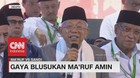 Gaya Blusukan Ma'ruf Amin