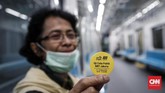 Warga ibu kota sudah bisa menjajal moda transportasi MRT Jakarta secara gratis selama masa uji coba mulai hari ini hingga 24 Maret 2019 mendatang. (CNNIndonesia/Safir Makki).