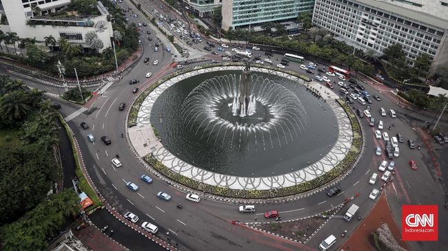 Gladi Resik HUT DKI, Jalan Utara Bundaran HI Ditutup Hari Ini