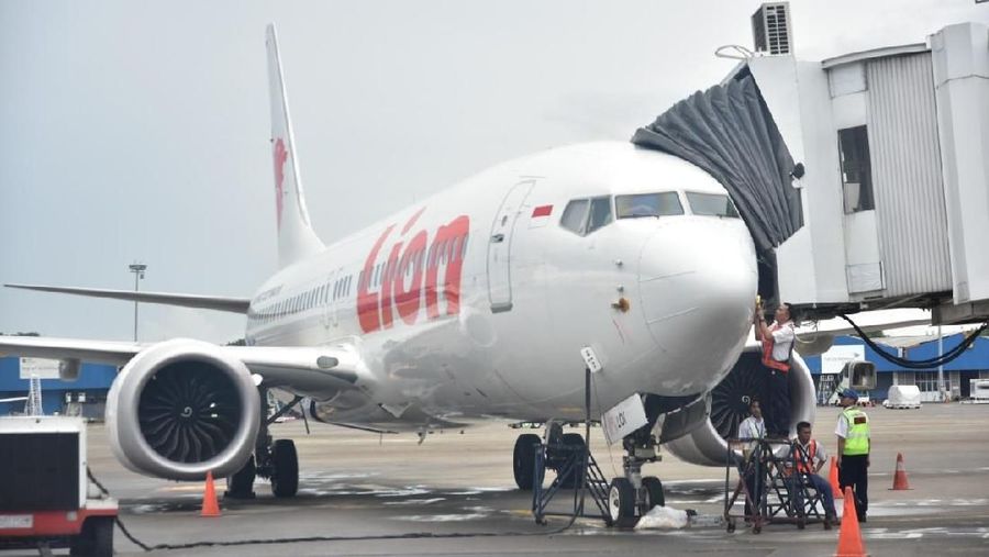 Inspeksi Boeing 737-8 Max di Bandara Soekarno Hatta, Tangerang (dok. Direktorat Jenderal Perhubungan Udara Kementerian Perhubungan)