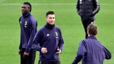 Setelah tujuh musim selalu mencetak 10 gol atau lebih di Liga Champions, musim ini Cristiano Ronaldo masih mencari gol kedua di kompetisi antarklub benua biru tersebut. (REUTERS/Massimo Pinca)