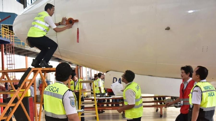 Ditemukan terdapat 3 pesawat yang mengalami crack atau retak.