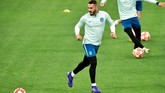 Koke berpeluang kembali menjadi pemain inti dan berhadapan dengan gelandang-gelandang Juventus. (REUTERS/Massimo Pinca)