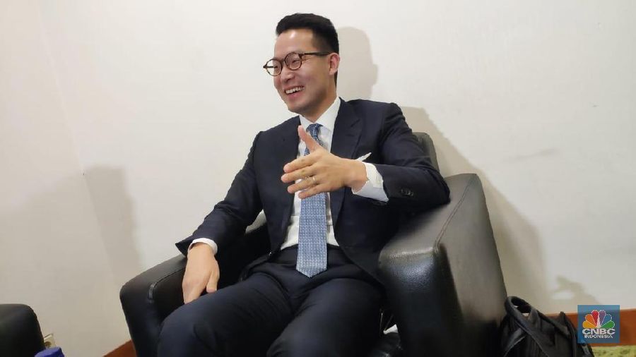 Chief Executive Officer PT. Lippo Karawaci, Tbk John Riady (CNBC Indonesia/Houtmand P. Saragih)