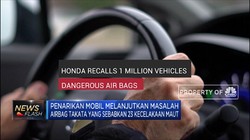 Inflator Bermasalah, Honda Tarik 1,1 Juta Kendaraan