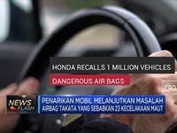 Inflator Bermasalah, Honda Tarik 1,1 Juta Kendaraan
