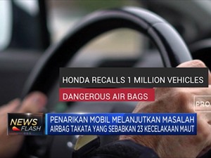 Inflator Bermasalah, Honda Tarik 1,1 Juta Kendaraan