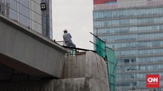 Adhi Karya Bangun Jalur Kereta Layang Jakarta pada 2020
