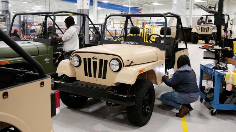 Mahindra produsen otomotif asal India mencoba masuk ke pasar Amerika Serikat dengan sebuah kendaraan off-road murah