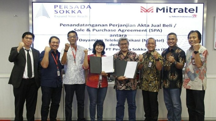 PT Telkom Indonesia (Persero) Tbk (Telkom) mengakuisisi perusahaan menara PT Persada Sokka Tama (PST) melalui anak usahanya, PT Dayamitra Telekomunikasi (Mitratel).