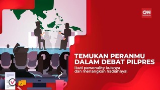 Kuis Kepribadian: Cek Peranmu dalam Debat Pilpres