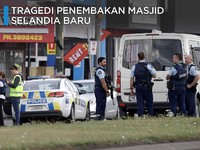 Puluhan Jamaah Masjid Tewas Ditembak di Selandia Baru