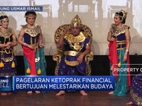 Begini Kalau Bos-Bos Lembaga Keuangan Main Ketoprak!
