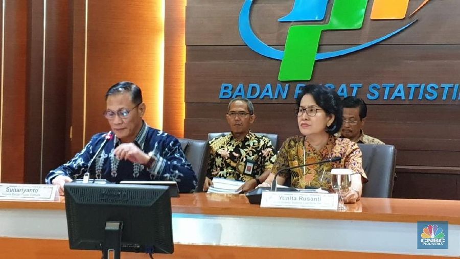 BPS melaporkan data neraca perdagangan bulan Februari 2019