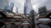 Pembangunan Hudson Yards masih berlangsung hingga 2020 untuk menyelesaikan sejumlah menara. (REUTERS/Brendan McDermid)