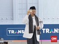Ma'ruf Amin Pamer Tiga Kartu dalam Visi Misi Debat Cawapres