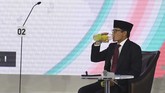 Sandiaga Uno juga menyinggung soal penciptaan lapangan pekerjaan. Dia menyebut program OK OCE yang pernah ia terapkan di DKI Jakarta saat jadi wakil gubernur, dapat menciptakan lapangan pekerjaan dengan skala nasional. (ANTARA FOTO/Wahyu Putro A).