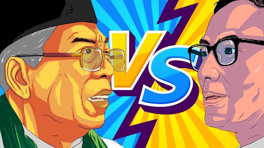 Dua istilah disebut berulang oleh para calon wakil presiden, yakni 10 years challenger dan link & match