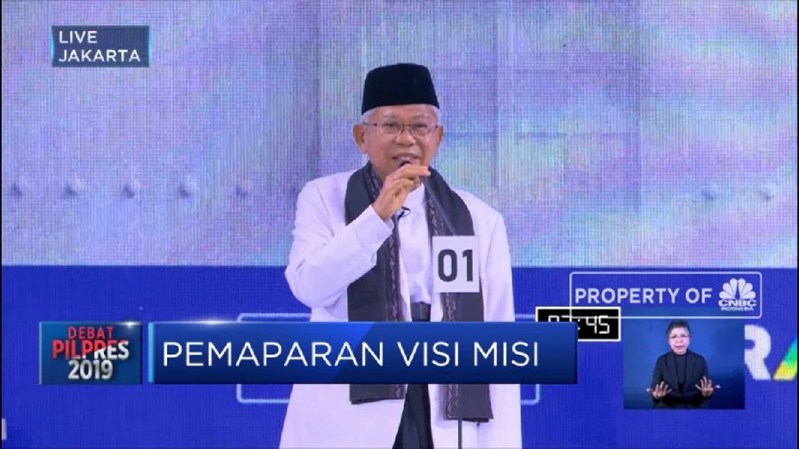 Ma'ruf Amin berkali-kali melontorkan istilah arab dan 10 years challenge, begini paparannya.