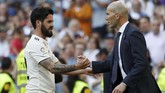Isco membayar penuh kepercayaan Zinedine Zidane dengan menjadi pemecah kebuntuan gol Real Madrid saat menjamu Celta Vigo. (REUTERS/Susana Vera