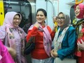 VIDEO: Iriana Widodo-Mufidah Kalla Jajal Naik MRT