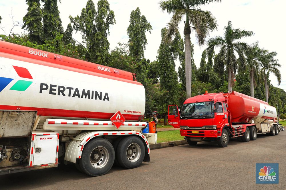 Penampakan Truk  Tangki Pertamina  yang Dibajak