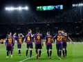 FOTO: Hattrick Messi Antar Barcelona Menang Telak Atas Betis