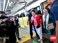Nyanyian 'Naik Kereta Api' Iriana Jokowi Kala Ikut Jajal MRT