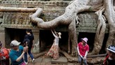 Pada 1992, UNESCO memasukkan candi ini dalam Situs Warisan Budaya. (REUTERS/Samrang Pring)