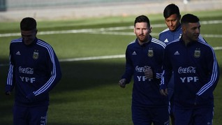 FOTO: Lionel Messi Kembali ke Timnas Argentina