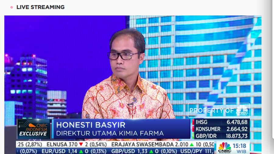 Honesti Basyir, Dirut Kimia Farma