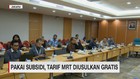 Tarif MRT Diusulkan Gratis untuk Warga Jakarta