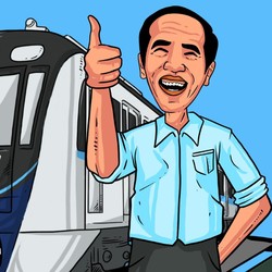Simak Strategi Jokowi Dorong Warga Pakai MRT
