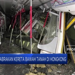Tabrakan Kereta Bawah Tanah di Hong Kong