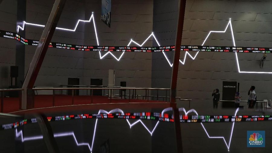Grogi Tunggu Pidato Powell, Sesi I IHSG Masih Tak Berdaya