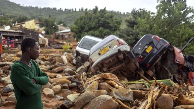 Mozambik Kembali Diterjang Badai, Tim Penyelamat Waspada