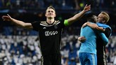 Kapten sekaligus bek Ajax Amsterdam Matthijs de Ligt dikabarkan Tuttosport diminati Juventus. Agen De Ligt, Mino Raiola, diklaim akan bertemu dengan Direktur Olahraga Juventus Fabio Paratici akhir pekan ini. (GABRIEL BOUYS / AFP)