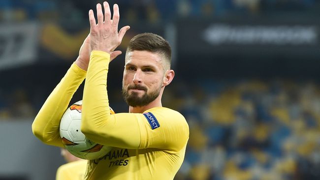 Top Skor Liga Europa: Giroud Dikejar Aubameyang