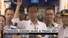Presiden Jokowi Jajal dan Tinjau MRT