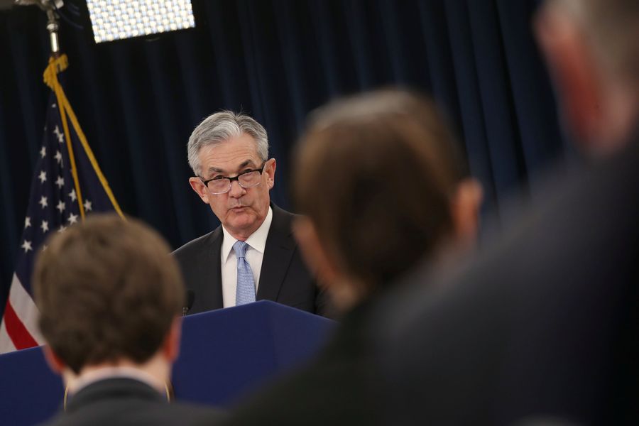 Gubernur bank sentral Amerika Serikat (AS) Federal Reserve, Jerome Powell