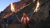 Newroz pertama kali diakui sebagai hari internasional oleh PBB pada 2010. (REUTERS/Ahmed Jadallah)