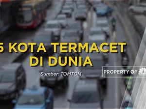 Daftar Kota Termacet di Dunia, Jakarta Nomor Berapa?