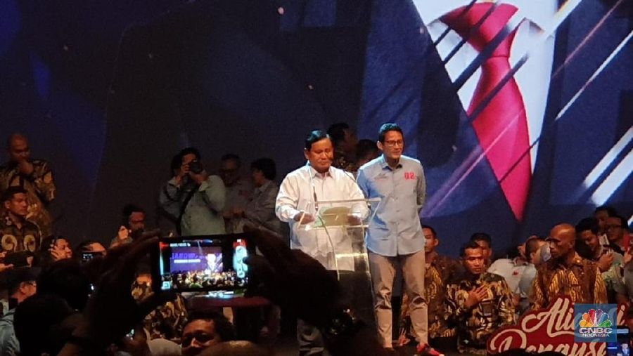 Calon presiden nomor urut 02 Prabowo Subianto menjelaskan kriteria calon menteri dalam kabinet yang akan disiapkan.