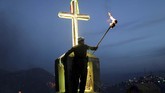 Perayaan Newroz sebenarnya sudah dirayakan lebih dari tiga ribu tahun oleh berbagai etnis di dunia. Namun bangsa yang masih terkenal merayakannya adalah Kurdi. (REUTERS/Ahmed Jadallah)